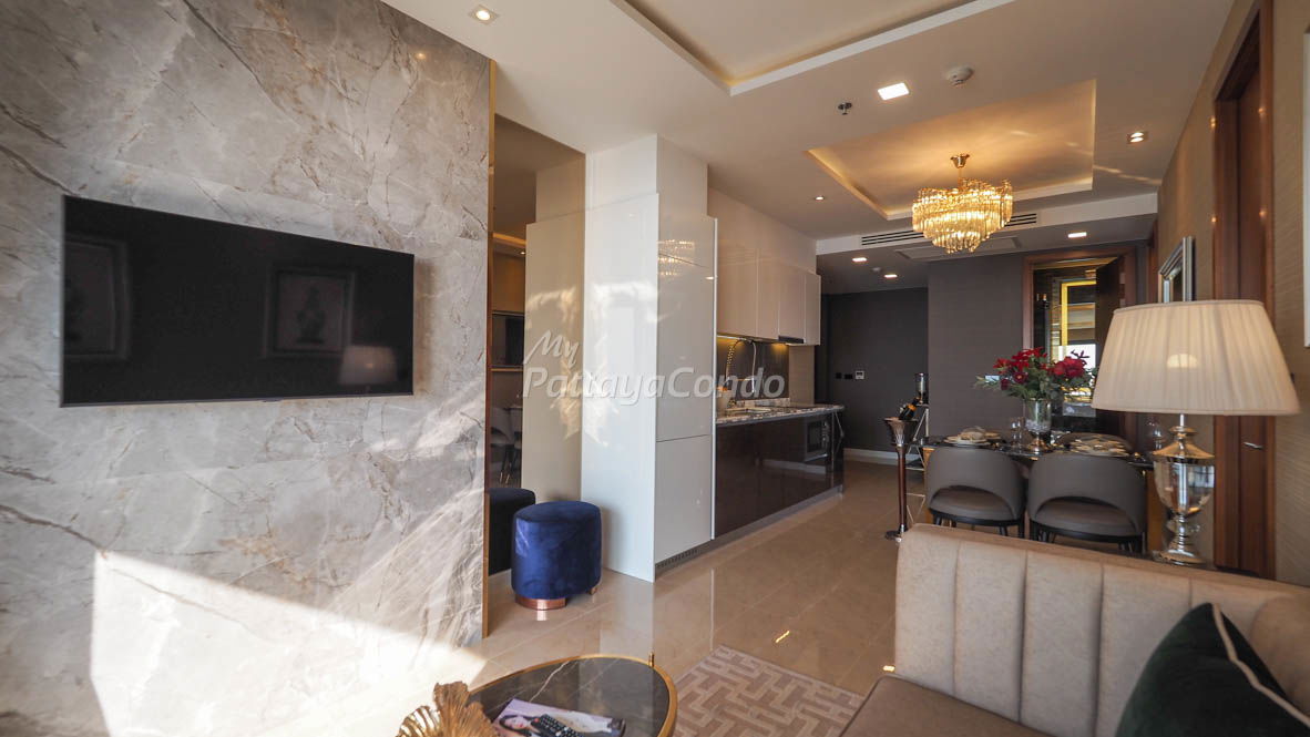 รูป 🛏️ 2 ห้องนอน - 🛁 2 ห้องน้ำ - 🏙️ Direct Sea Views - 🇹🇭 ชื่อไทย - 🏢 Elysium Residences Pattaya - รหัส: ELS02 - รูปที่ 7/22