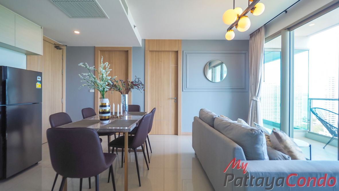 รูป 🛏️ 2 ห้องนอน - 🛁 2 ห้องน้ำ - 🏙️ Sea Views - 🇹🇭 ชื่อไทย - 🏢 The Riviera Jomtien Pattaya - รหัส: RJ11 - รูปที่ 5/20