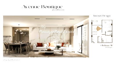 คอนโด ซอยบัวขาว : 🛏️ 2 ห้องนอน - 🛁 2 ห้องน้ำ - 🏙️ Pool Views - 🌏 ชื่อชาวต่างชาติ - 🏢 Avenue Boutique Condominium Pattaya - รหัส: AVBC03