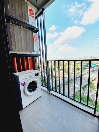 picture ðĨBest deal for rentðĨ Nice view unit on 29th floor, balcony facing east at The Base Garden Rama 9 - 8/14