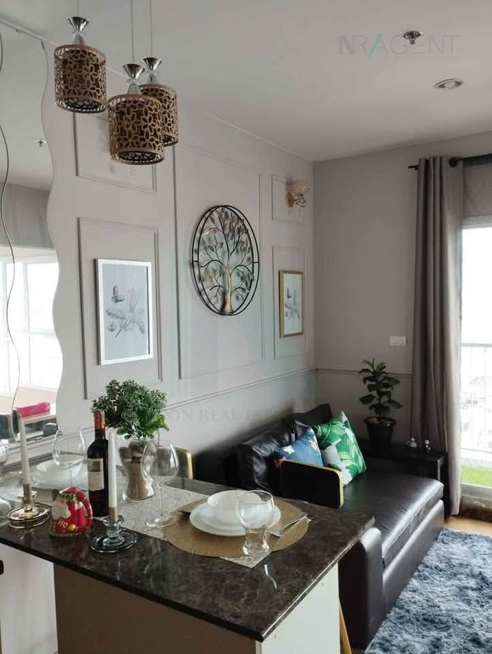 picture 🔺 For Rent Condo THE PARKLAND PHETKASEM Building 1, Floor 14,1 bed room, Room size 32 sqm - 3/8