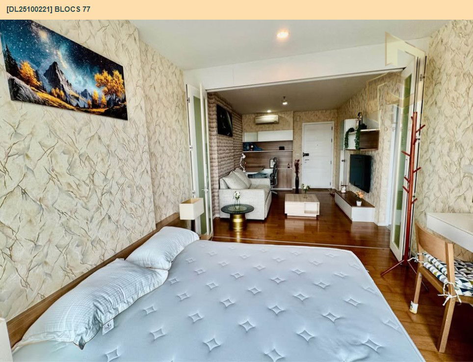 รูป DL25100221 ให้เช่าคอนโด บลอคส์ 77 (Blocs 77) ใกล้ BTS อ่อนนุช พร้อมเข้าอยู่ โทรด่วน 0656133286 LineID @897iyzll - รูปที่ 2/15