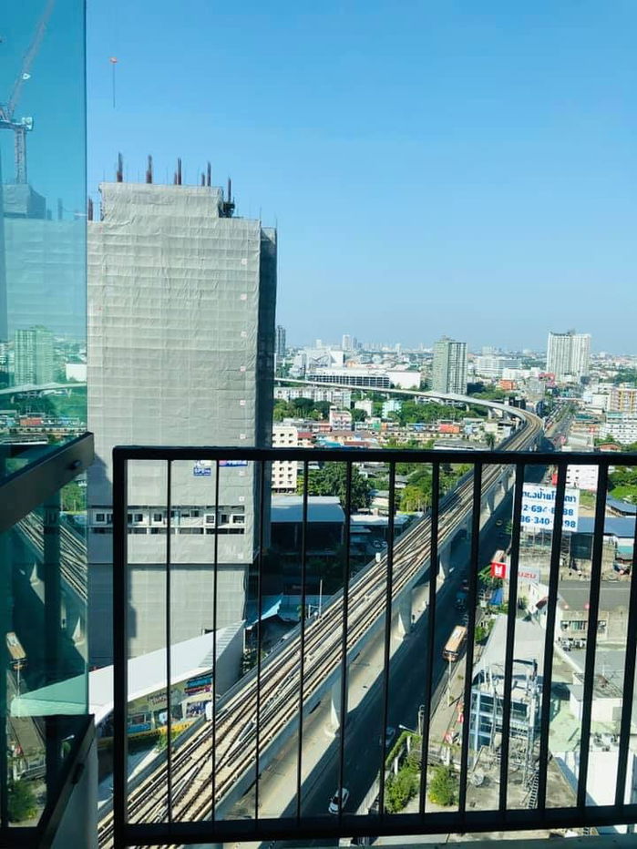 รูป (ว่าง)ให้เช่าKnightsbridge Tiwanon - Duplex ชั้น19 ทิศเหนือ วิวรถไฟฟ้า - Line:@hac55 - รูปที่ 2/9