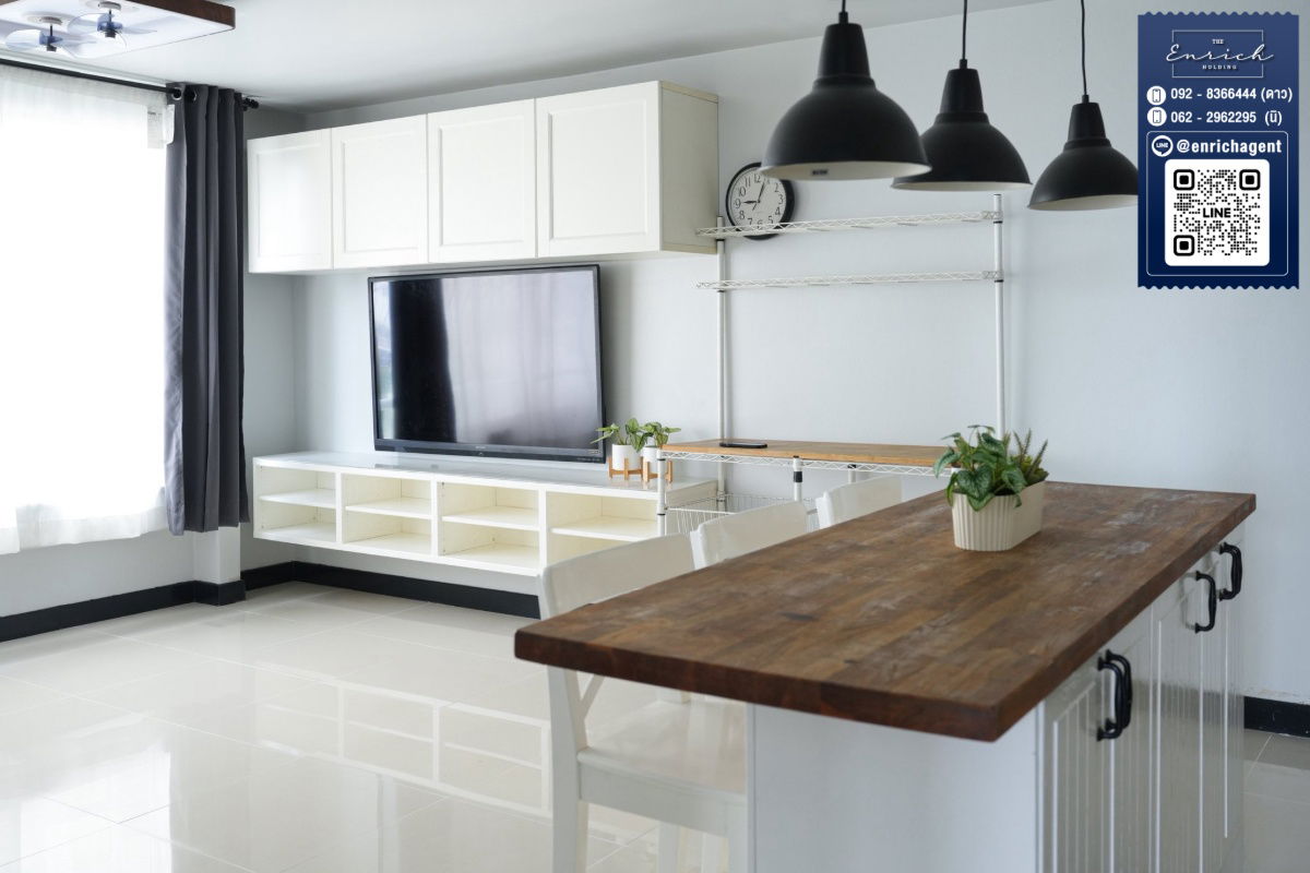 picture ðFor rent: Ratchada Orchid, ready to move in, great price, MRT Sutthisanð Call 092-8366444 Dao // Line ID: @enrichagent - 1/15