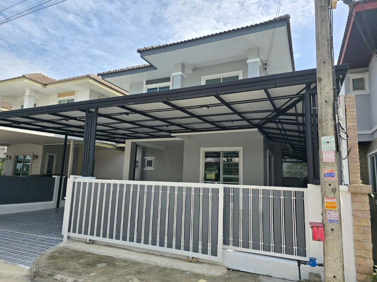 รูป บ้านแฝด รีโนเวทใหม่ กว้างเหมือนบ้านเดี่ยว หมู่บ้าน ทรัพย์ธานี ซอยเทศบาลลำลูกกา3  ลำลูกกา คลอง7 พร้อมอยู่ - รูปที่ 4/40