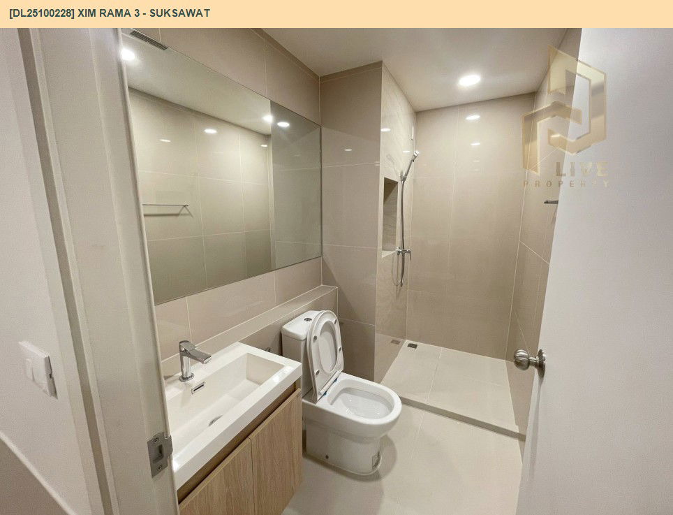 picture DL25100228 Condo for rent, Xim Rama 3 - Suksawat near -, ready to move in, call urgently 0638692663 LineID @897iyzll - 7/7