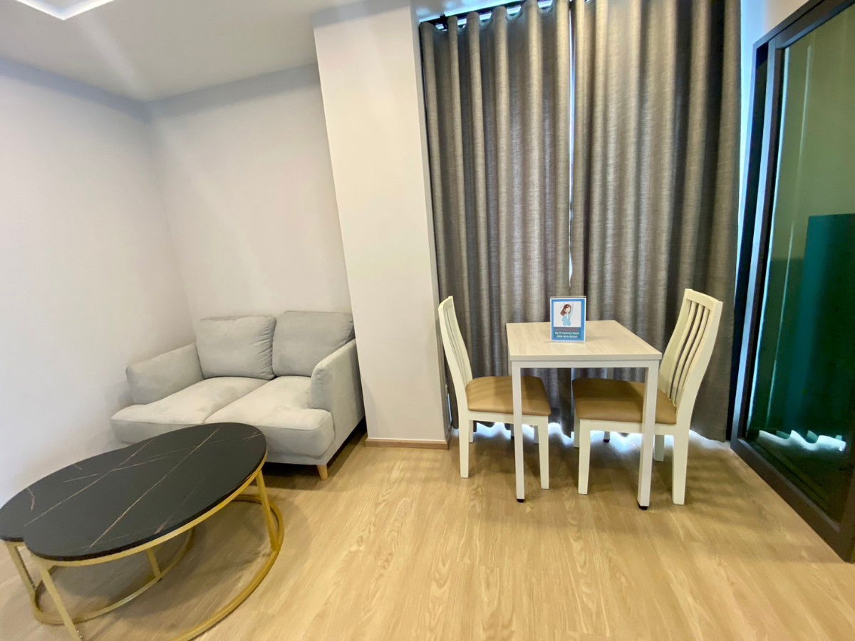 picture Reserve now, ready to move in 1 bedroom, new Aston building, 2nd floor, 11,000 baht, has a bathtub, corner room, 6-foot bed, separate room for cooking - 7/24