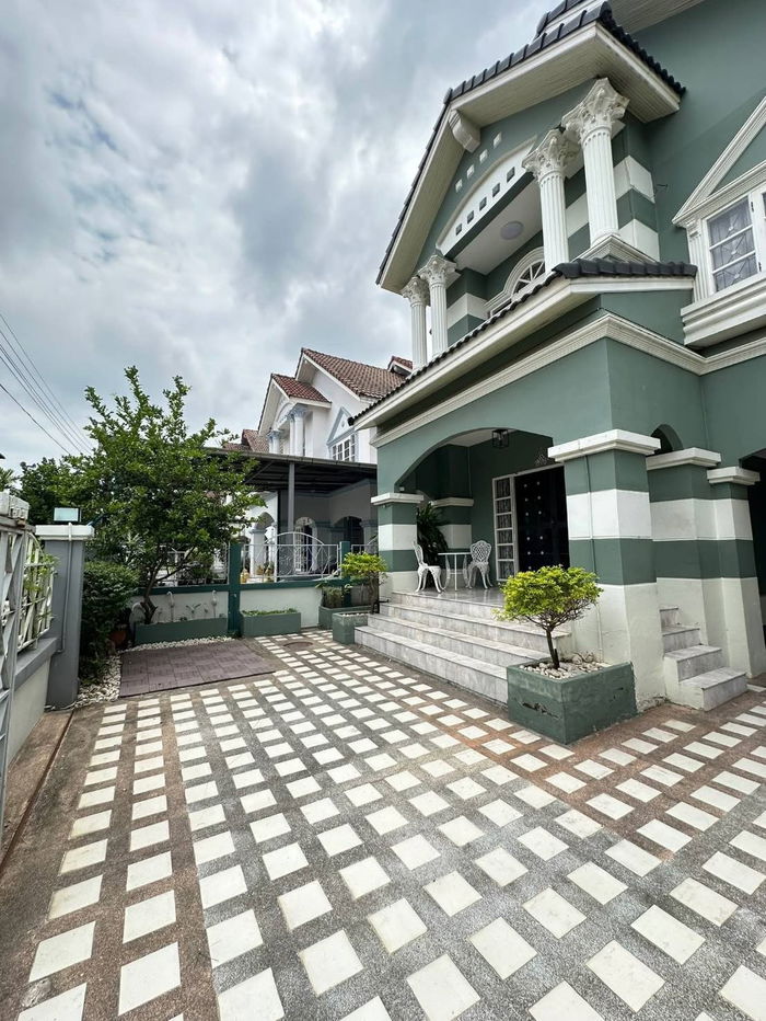 รูป H 917 ให้เช่า บ้านเดี่ยว 2 ชั้น ม.วิโรจน์วิลล์ บ้านกล้วย-ไทรน้อย บ้านสวยสภาพดี เฟอร์นิเจอร์ครบ ราคา 20,000 บาท - รูปที่ 2/17