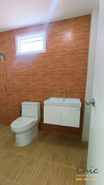 รูป บ้านเดี่ยวสไตล์มินิมอล 4ห้องนอน3ห้องน้ำ 2ที่จอด บ้านก่อฉาบ ไม่มีค่าส่วนกลาง (พระเงิน นนทบุรี) - รูปที่ 7/15