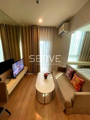 คอนโดให้เช่า : 🔥1นอน ห้องแต่งสวย ชั้นสูงมาก 35+ เฟอร์จัดเต็ม พร้อมเข้าอยู่ บนทำเลดีๆ ใกล้ MRT ศูนย์วัฒนธรรม @ Noble Revolve Ratchada 2