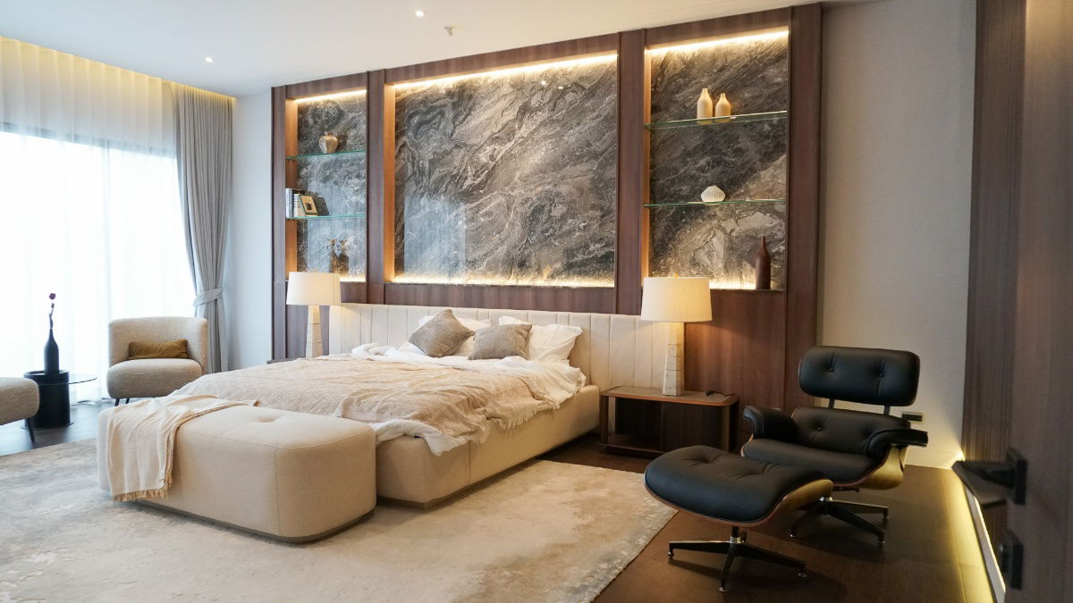 รูป ให้เช่า วิลล่าหรู 3 ชั้น BuGaan กรุงเทพกรีฑา (Sansiri Ultra Luxury) 540 ตร.ม. พร้อมลิฟต์ส่วนตัว โถงสูง 7 ม. - รูปที่ 8/15