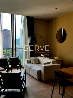 คอนโดให้เช่า : 1 Bed Big Room 50.21 sq.m. High Fl. 10+ Close to BTS Asok and MRT Sukhumvit 550 m. / For Rent-Noble BE19