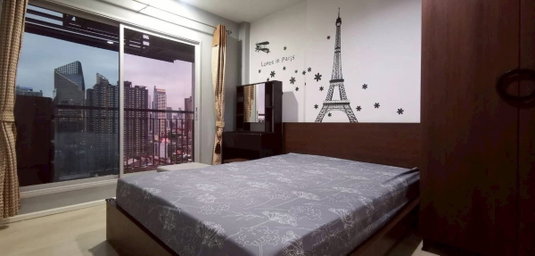 รูปภาพ Y086📌Condo for rent Aspire Rama 9,near MRT Rama 9, fully furnished, ready to move in, with washing machine.