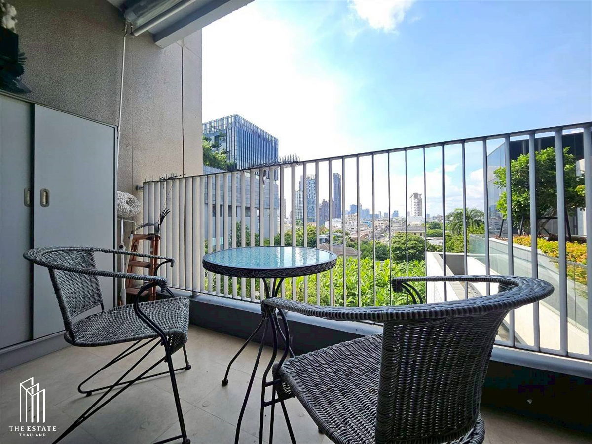 รูป For rent Whizdom Connect 38.47 sq.m. 1 ห้องนอน + 1 ห้องทำงาน วิวโล่งพื้นที่สีเขียวสบายตา @25,000 Baht - รูปที่ 7/15