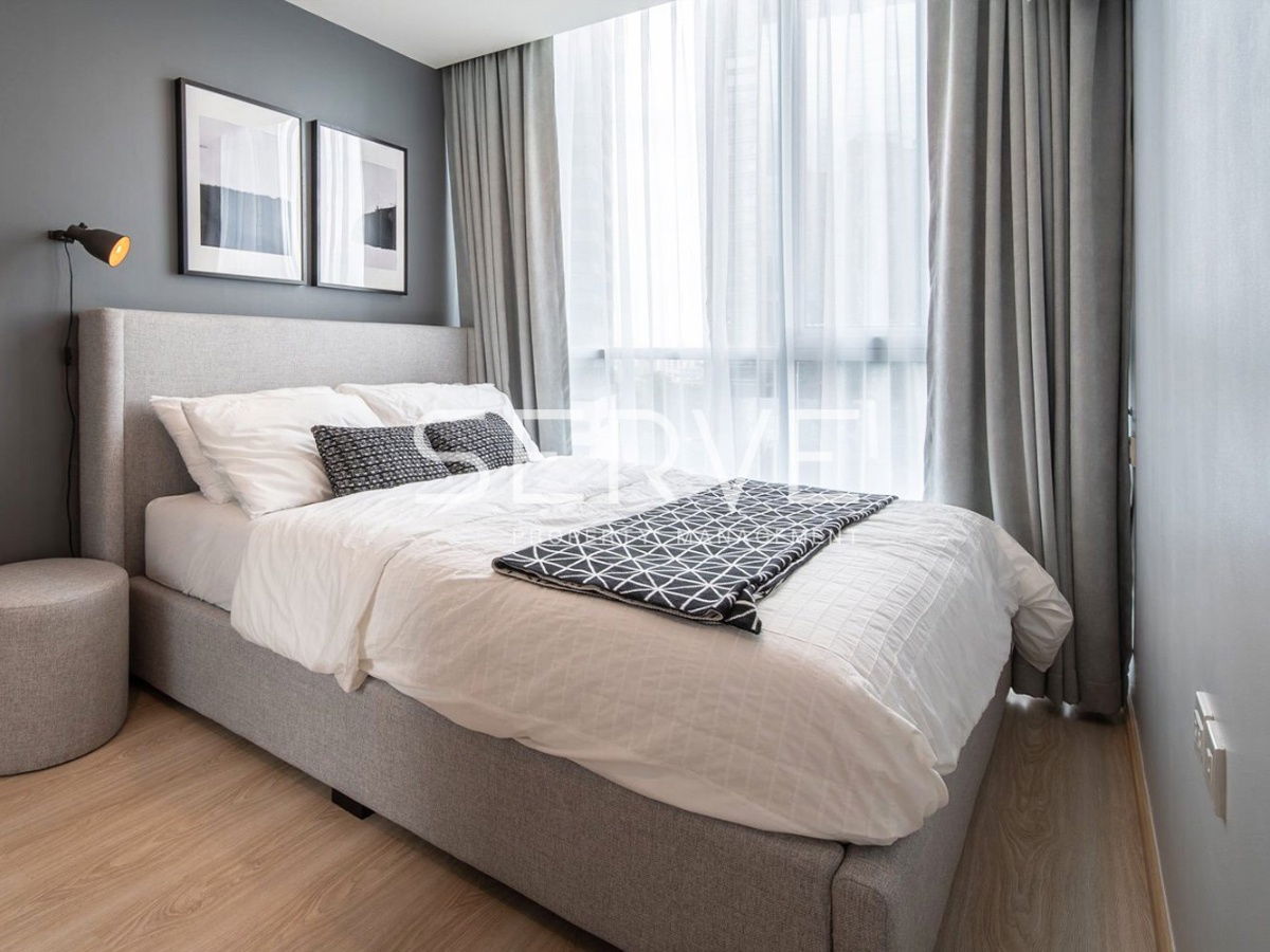 รูป 🔥2นอน ห้องแต่งครบ จัดเป็นสัดส่วน วิวเมือง เฟอร์จัดเต็ม พร้อมเข้าอยู่ บนทำเลดีๆ ใกล้ MRT ศูนย์วัฒนธรรม @ Noble Revolve Ratchada 2 - รูปที่ 3/7