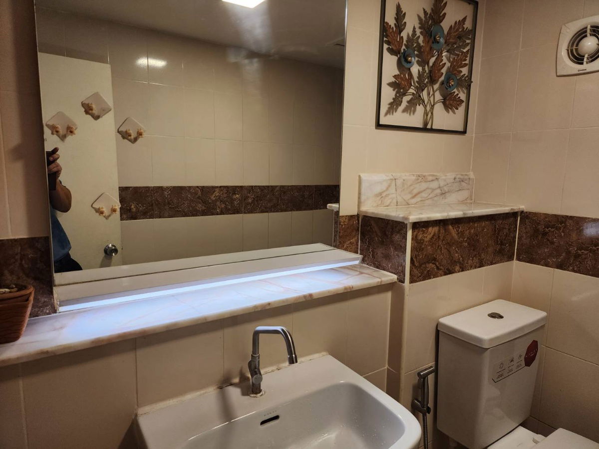 รูป คอนโดเมืองทอง แต่งแล้ว ขยายห้องน้ำ ประตูห้องนอน 2 ห้อง - รูปที่ 9/11