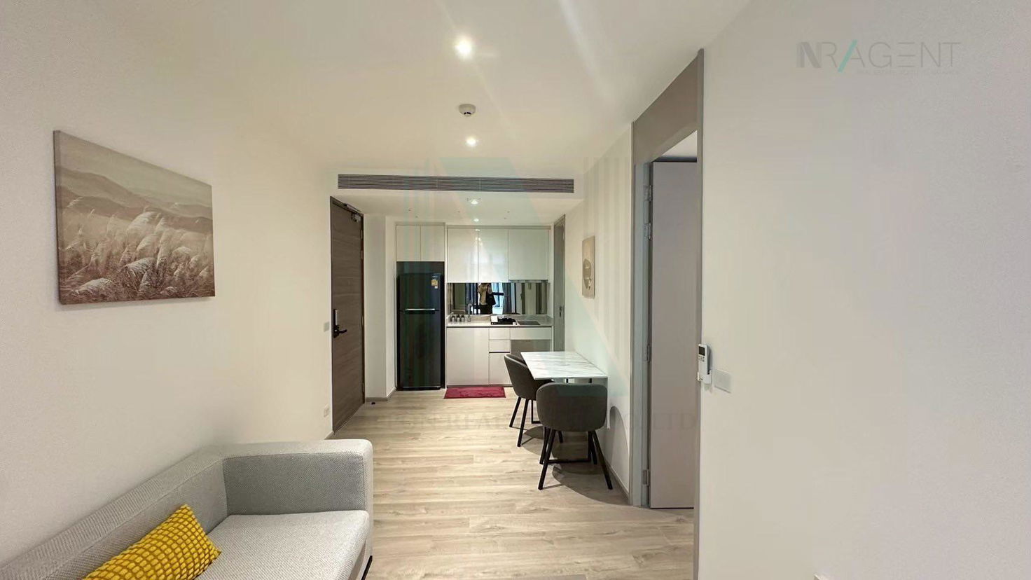 รูป 🎉 ให้เช่าคอนโด ฟินน์ อโศก อาคาร 1 ชั้น 2 2 ห้องนอน ขนาด 48 ตรม ใกล้ เทอร์มินอล 21 อโศก - รูปที่ 7/8