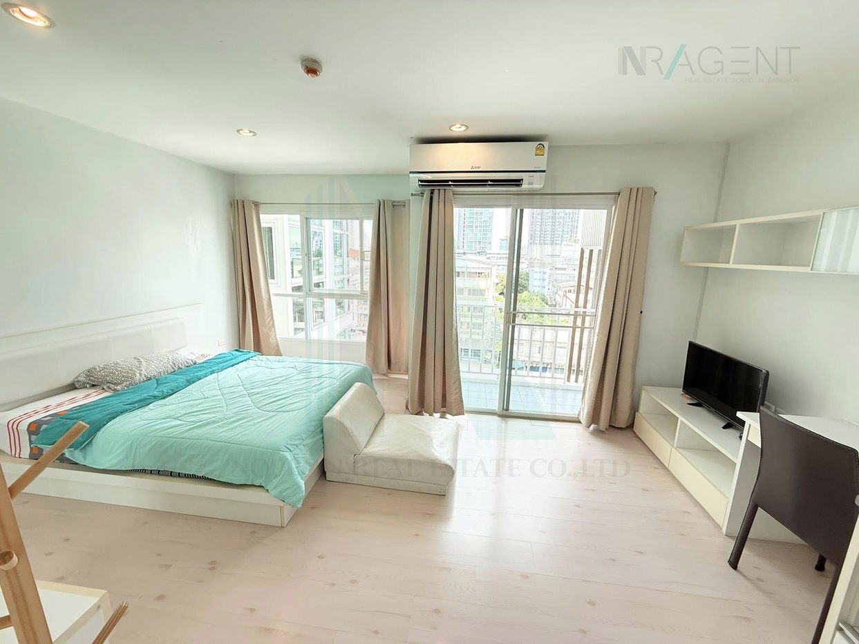 รูป ให้เช่าคอนโด เดอะ วีว่า คอนโด สาทร-ตากสิน อาคาร 1 ชั้น 7 สตูดิโอ ขนาด 28 ตรม ใกล้ BTS สถานีวงเวียนใหญ่ - รูปที่ 1/8