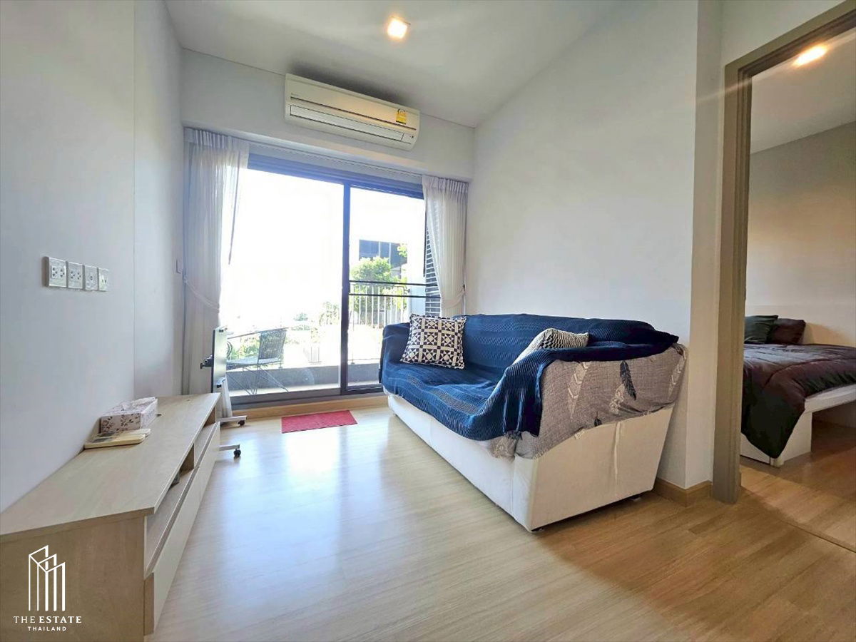 รูป For rent Whizdom Connect 38.47 sq.m. 1 ห้องนอน + 1 ห้องทำงาน วิวโล่งพื้นที่สีเขียวสบายตา @25,000 Baht - รูปที่ 3/15