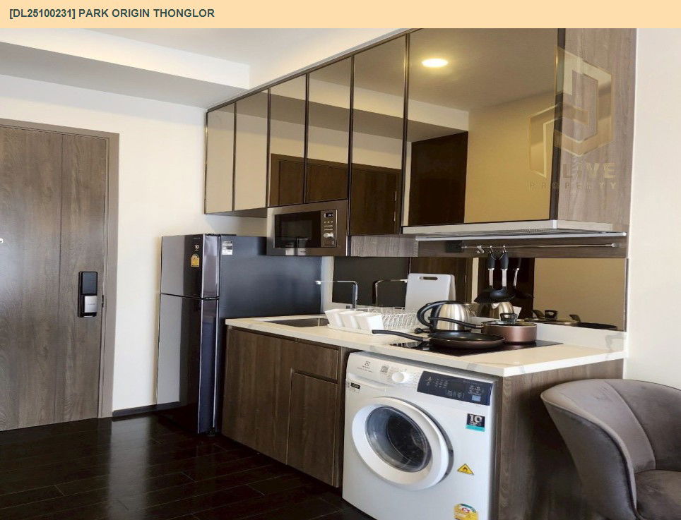 picture DL25100231 Condo for rent, PARK ORIGIN THONGLOR near BTS Thong Lo, ready to move in, call urgently 0638692663 LineID @655ebbvc - 6/10