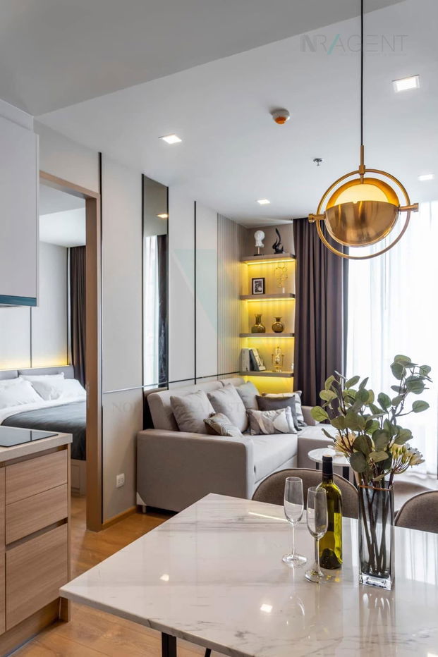 รูป 📌 ให้เช่าคอนโด โนเบิล อราวน์ สุขุมวิท 33 อาคาร 1 ชั้น 8 1 ห้องนอน ขนาด 36.00 ตรม ใกล้ The Em District - รูปที่ 3/8