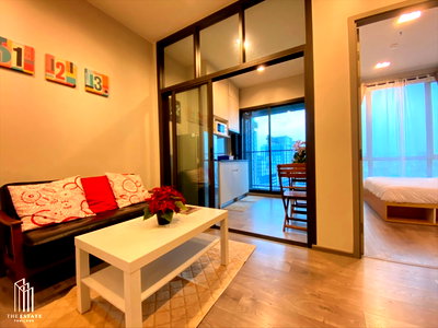 Condos for rent : For rent Whizdom Avenue Ratchada-Ladprao, high floor, closed kitchen, city views, and greenery @ 18,000 baht