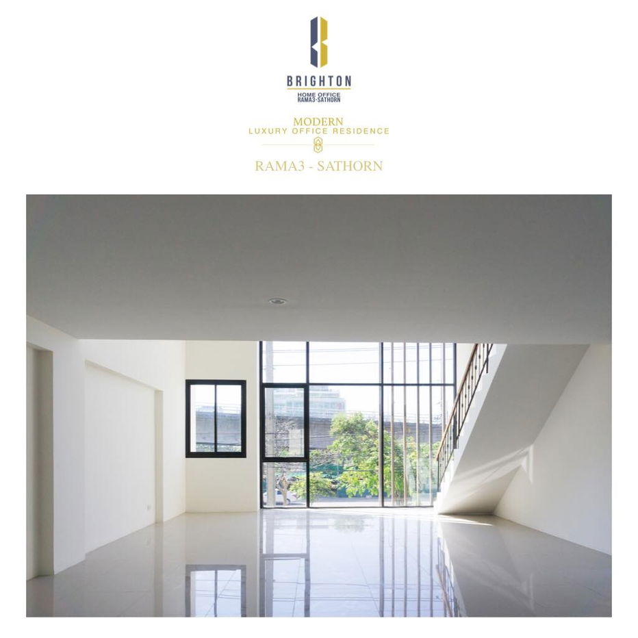 รูป เซ้งอาคารพาณิชย์ใหม่ ไบรตัน-พระราม3 ริมถนนใหญ่รัชดาภิเษก จอดรถ 3 คัน  - รูปที่ 3/11