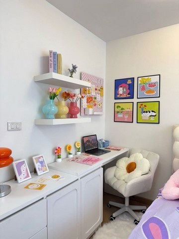 รูป C6202 ให้เช่า  :  คอนโด  การ์เดน อโศก - พระราม 9 ( MRT พระราม 9 ) 064 665 4666 - รูปที่ 7/23