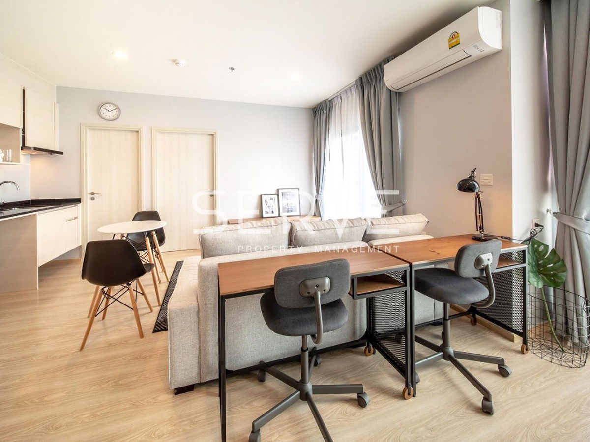 รูป 🔥2นอน ห้องแต่งครบ จัดเป็นสัดส่วน วิวเมือง เฟอร์จัดเต็ม พร้อมเข้าอยู่ บนทำเลดีๆ ใกล้ MRT ศูนย์วัฒนธรรม @ Noble Revolve Ratchada 2 - รูปที่ 4/7