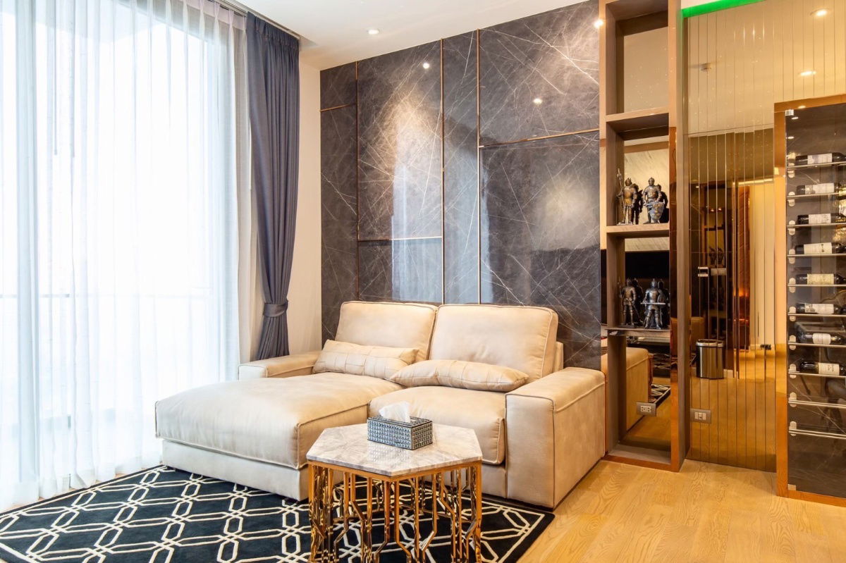 รูป ✅ ✅ Magnolias Waterfront Residence , Ultimate Luxury 1 ห้องนอน พร้อมเข้าอยู่ ติดต่อไลน์ @bktasset หรือโทร 095-325-8928 - รูปที่ 2/18