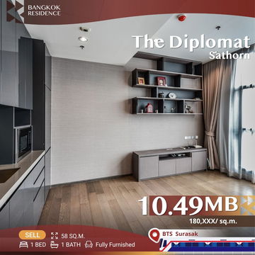 🔥Hot Deal! Spacious Unit Great Price,The Diplomat Sathorn near BTS Surasak