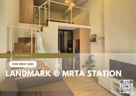 รูปภาพ For rent 📍 Landmark @ MRTA Station 📍 DUPLEX room with new furniture and appliances