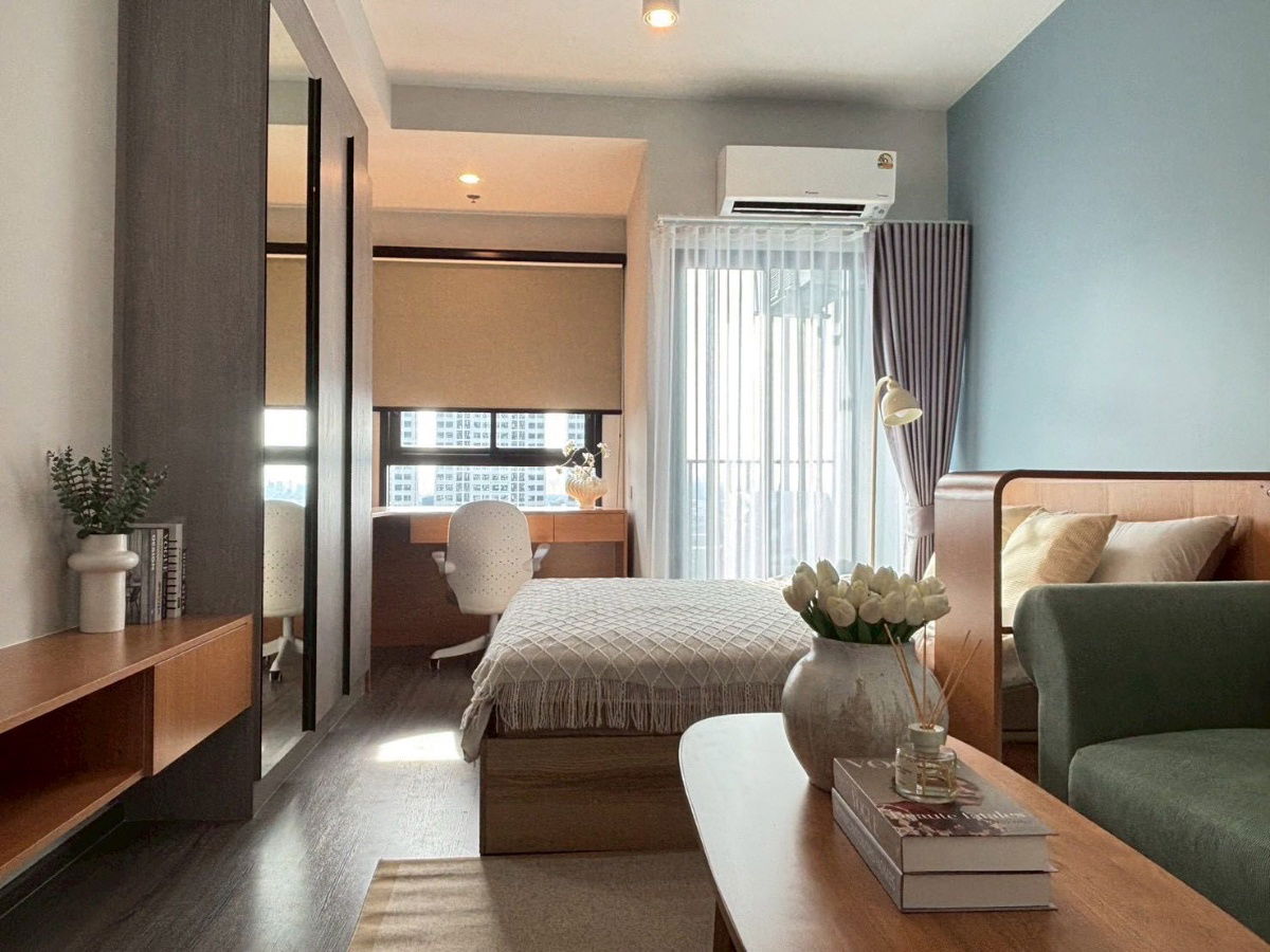 รูป ให้เช่า Ideo ลำสาลี สเตชั่น สตูดิโอ เฟอร์ครบ พร้อมเข้าอยู่ 12,000 บาท/เดือน สัญญา 1 ปี - รูปที่ 1/9