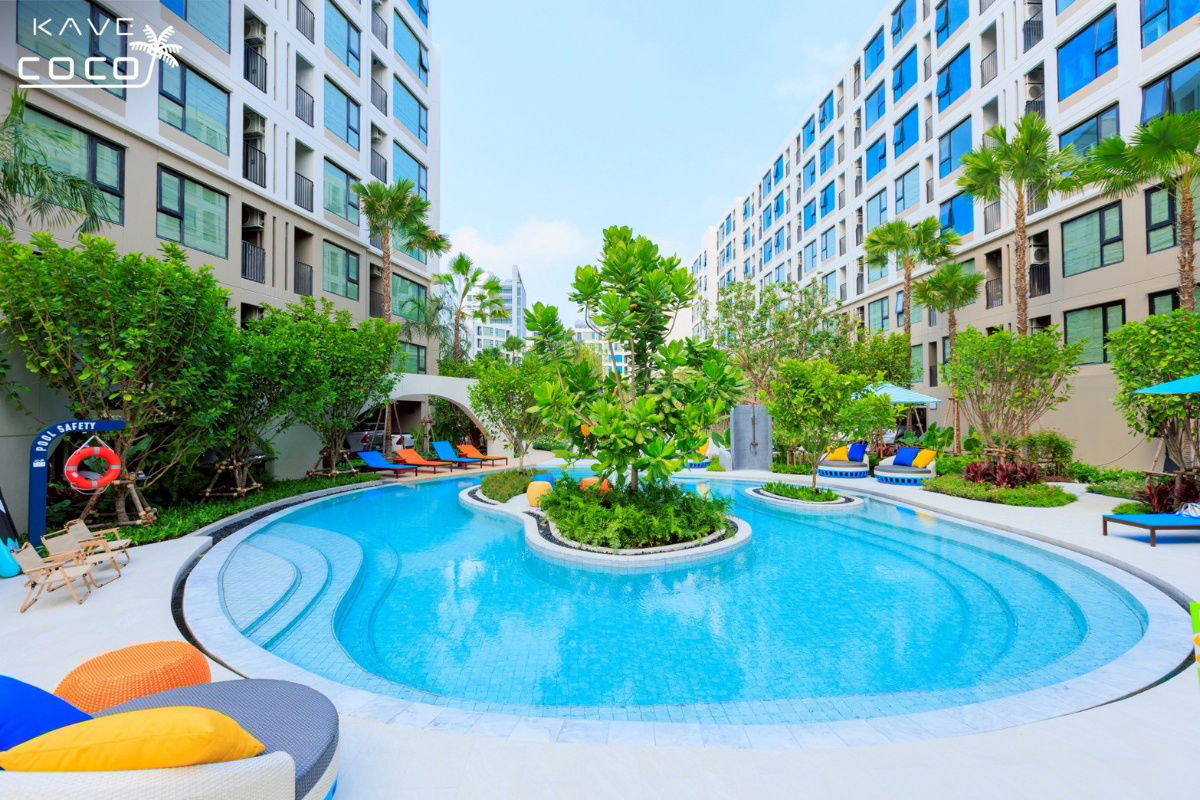รูป ✨ Kave Coco Bangsaen 🏢 คอนโดพร้อมอยู่ ใกล้หาดบางแสน เริ่มเพียง 1.79 ล้านบาท แต่งครบ พร้อมเฟอร์ครบเซต 📞 093-1681685 | 065-5639565 💚 LINE: @wsrcondo - รูปที่ 10/16
