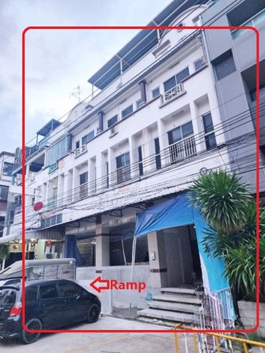 MRT RamIntra Km.9 500m. For rent Showroom Clinic Commercial building 3Unit 6Stories 72Sq.wa 1305Sqm.
