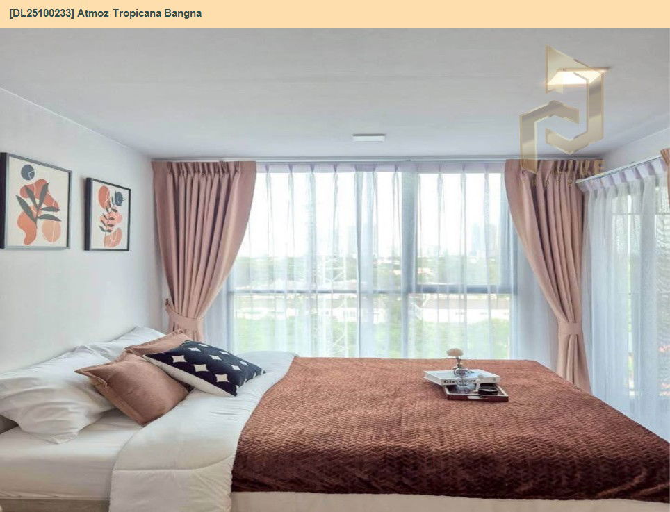 picture DL25100233 Condo for rent, Atmoz Tropicana Bangna near -, ready to move in, call urgently 0638692663 LineID @162cjixi - 2/9