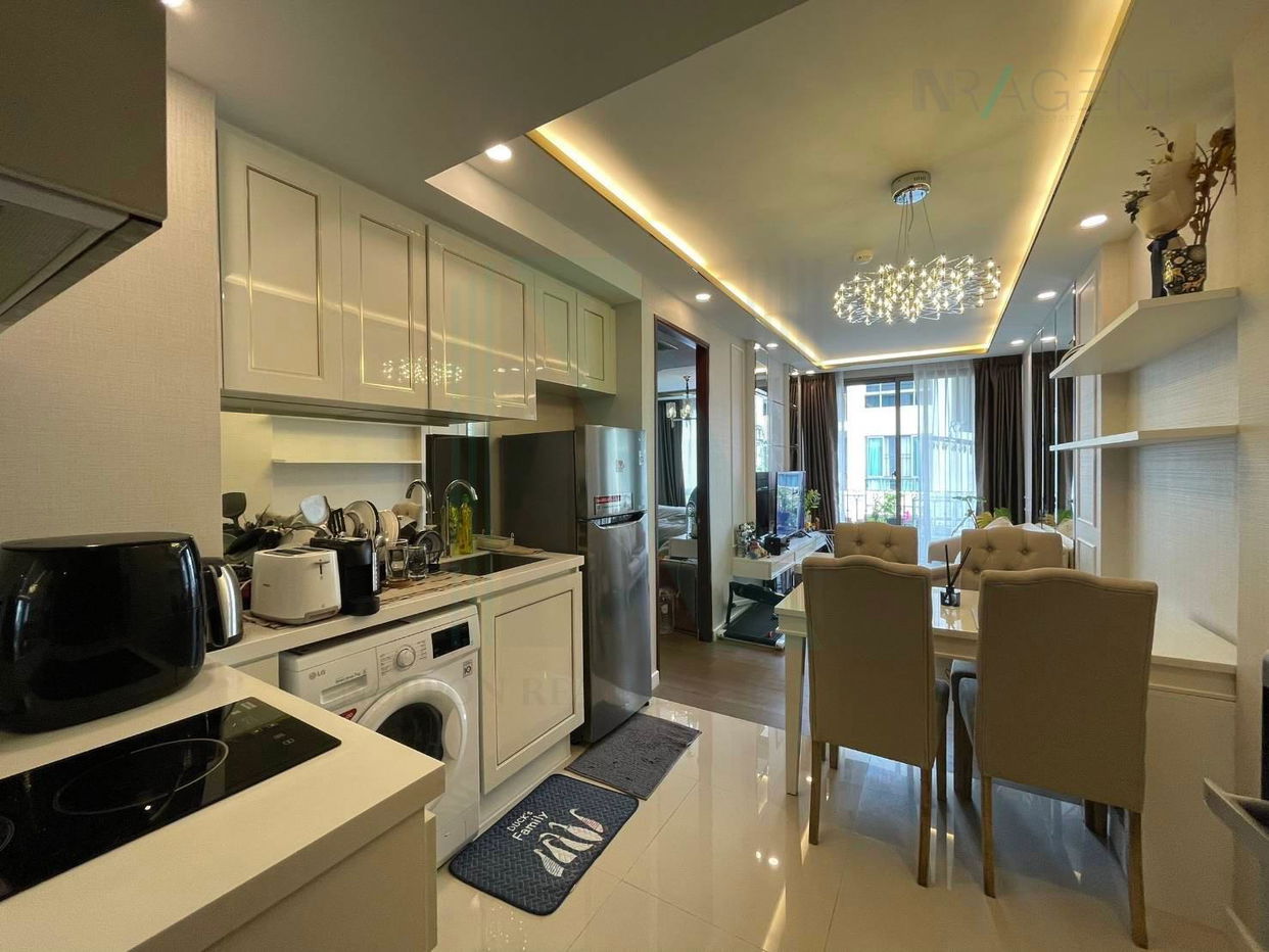 รูป 📣Nice room!📣 ให้เช่าคอนโด อมรันทา เรสซิเด้นซ์ อาคาร 1 ชั้น 7 1 ห้องนอน ขนาด 41.00 ตรม ใกล้ ตลาดห้วยขวาง - รูปที่ 2/8