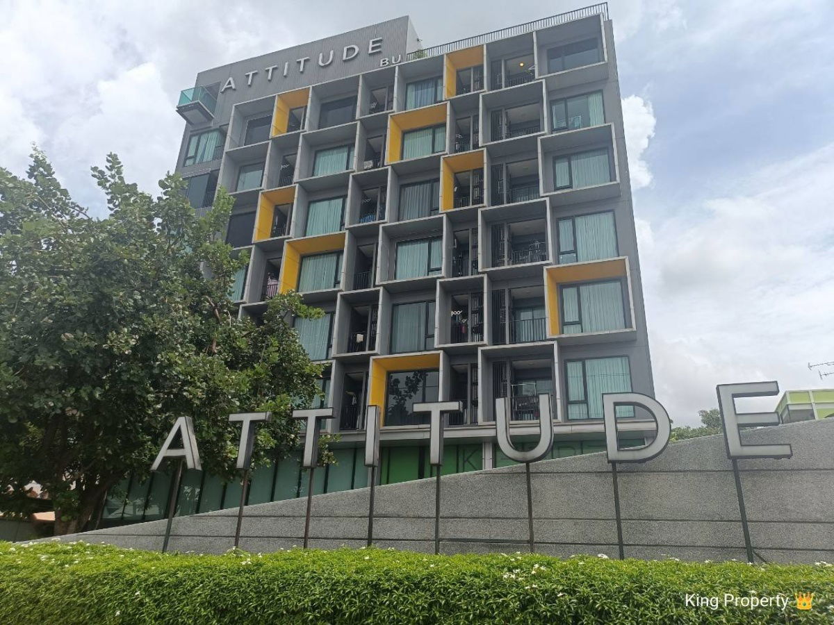 picture For rent: Attitude BU, beautiful room, good location, opposite Bangkok University, 1 bedroom room size 28 sq m. 💵 Rental price 8,500/month - 11/11