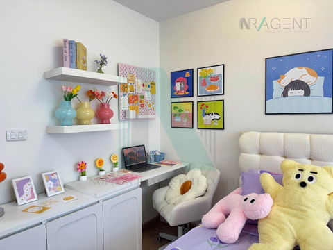 🎉 For Rent Condo GARDEN ASOKE - RAMA 9 Building C, Floor 4,Studio, Room size 26 sqm