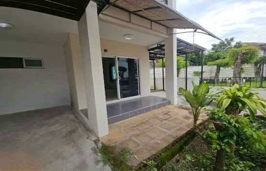picture Townhouse for sale, corner unit, very good condition, Thanasio Rattanathibet, 102 sq m, 35.7 sq wa, house width 10 m. - 2/12