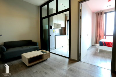 Condos for rent : For rent Whizdom Avenue Ratchada-Ladprao, closed kitchen, beautiful green space facing the city. @17,500 Baht