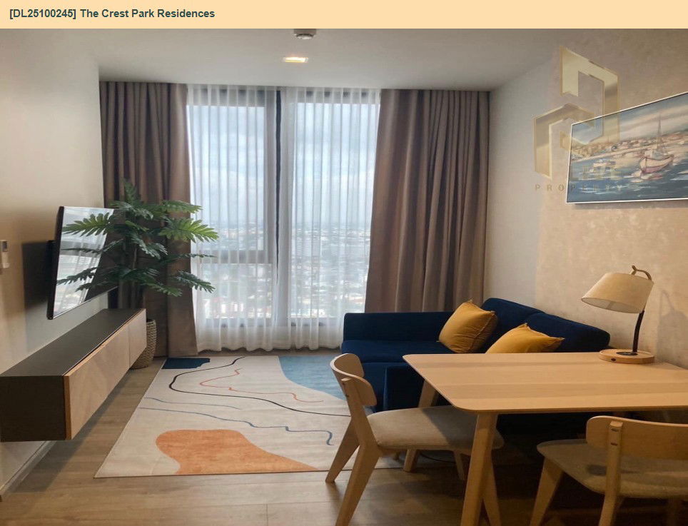 picture DL25100245 Condo for rent, The Crest Park Residences near MRT พหลโยธิน, ready to move in, call urgently 0638692663 LineID @897iyzll - 3/9