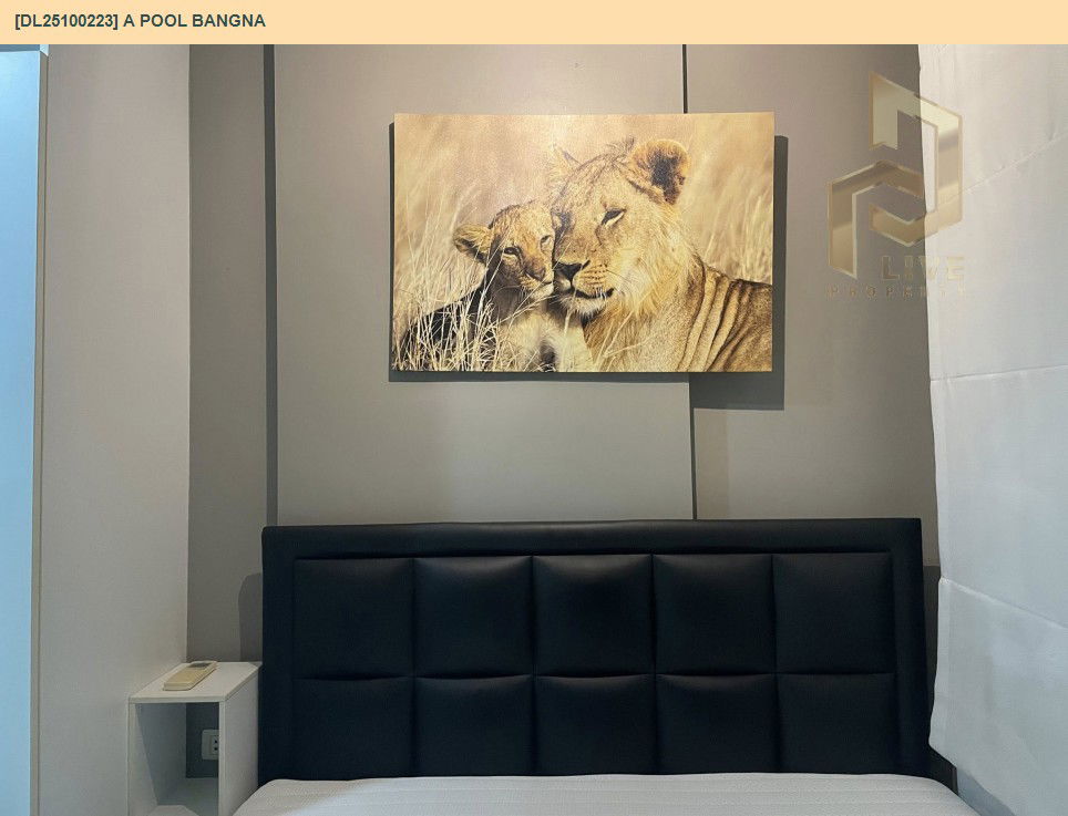 รูป DL25100223 ให้เช่าคอนโด อะพูล บางนา (A Pool Bangna) ใกล้ BTS บางนา พร้อมเข้าอยู่ โทรด่วน 0656133286 LineID @897iyzll - รูปที่ 9/13