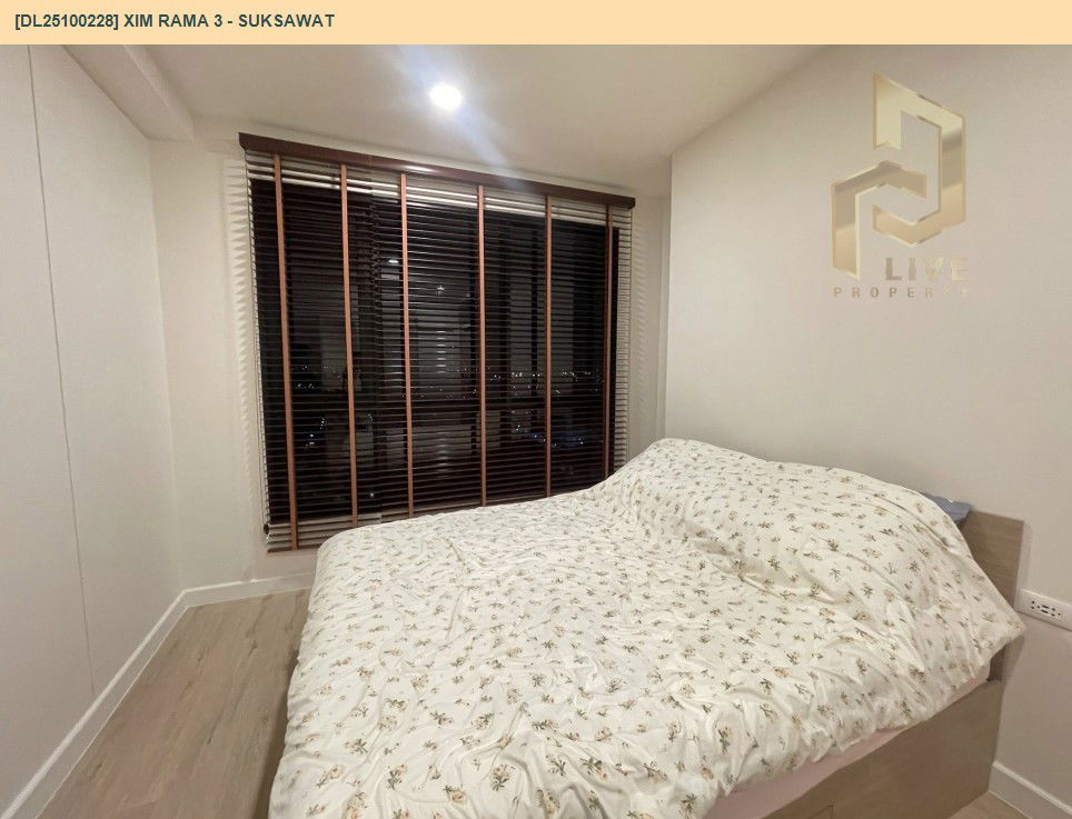 picture DL25100228 Condo for rent, Xim Rama 3 - Suksawat near -, ready to move in, call urgently 0638692663 LineID @897iyzll - 3/7