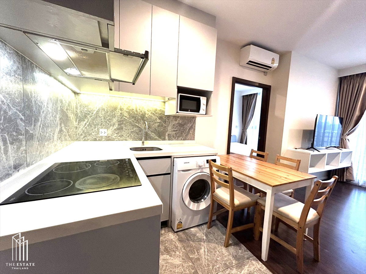 รูป For rent Whizdom Inspire Sukhumvit ห้องไม่ติดผนังห้องเพื่อนบ้าน ตำแหน่งมุม วิวสวน 2ห้องนอน @33,000 Baht - รูปที่ 5/11