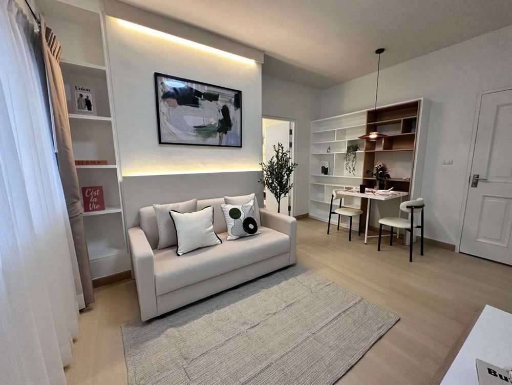 รูป Call : 065-754-4426 มายคอนโด สุขุมวิท 103 ใกล้ BTS อุดมสุข ห้อง 34.41 ตารางเมตร 1 ห้องนอน 1 ห้องครัว ชั้น3 ตึกA ตกแต่งใหม่ตามรูป - รูปที่ 6/14