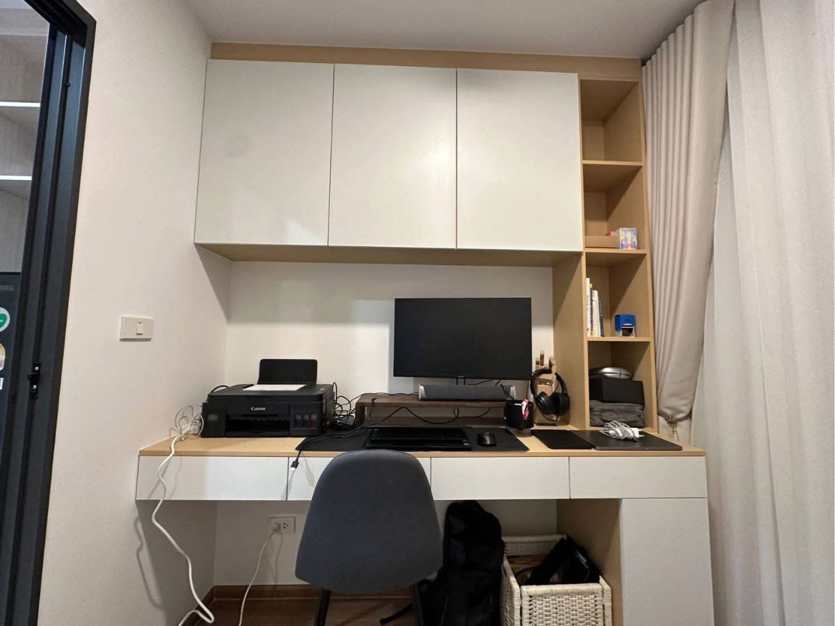 picture For rent ✨ The Livin Ramkhamhaeng ✨ near MRT Interchange Lamsalee, fully furnished and equipped with appliances - 8/10