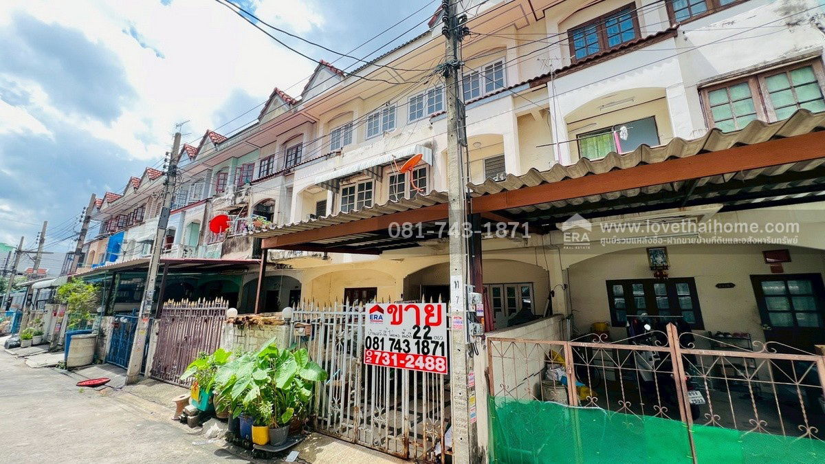 รูป ขายทาวน์เฮ้าส์ 3ชั้น บางแค หลักสอง หมู่บ้าน สุขสันต์ 6 พื้นที่22 ตรว ต้นโครงการ ซอยแรก หลังโลตัส ขายถูกสุดสุด ติดถนนกาญจนาภิเษก ซอย5/1 - รูปที่ 2/5