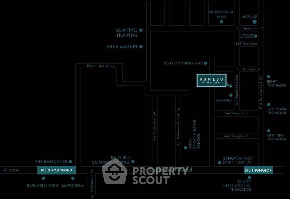 รูป คอนโด 2-ห้องนอน ที่ รูเนะสุ ทองหล่อ 5 ใกล้ BTS ทองหล่อ (ID 2155890) - รูปที่ 20/25