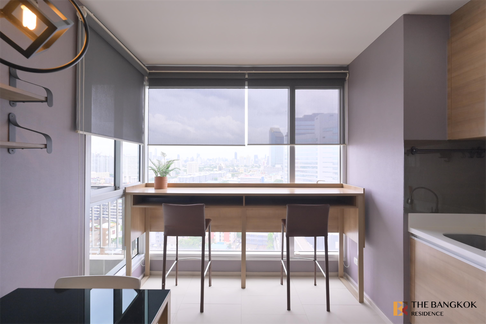 Ready-to-move-in Condo, Great Value RHYTHM Ratchada-Huaikhwang near MRT Huai Khwang Station